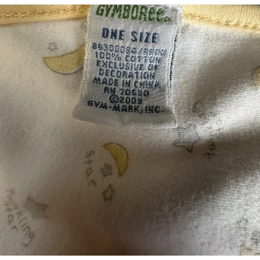 Vintage Gymboree Shining Moon Twinkling Star Security Blanket HTF 35